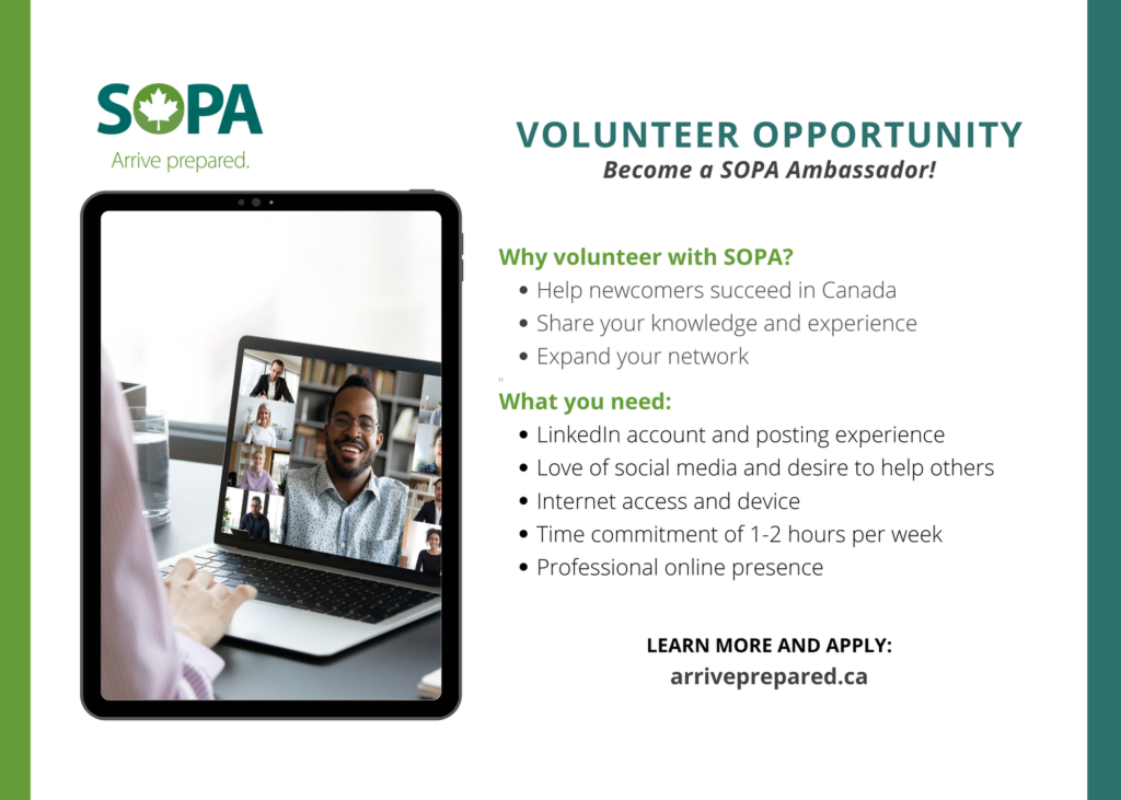 Volunteer with SOPA Flyer2