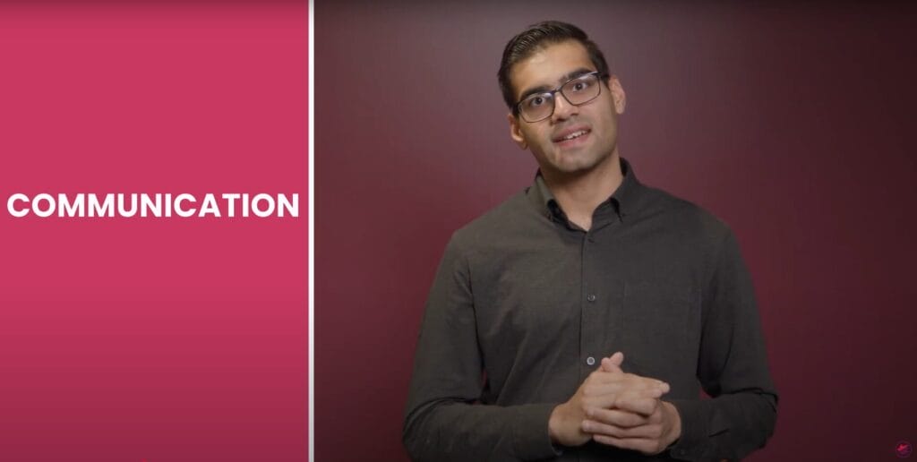 Yaj from ISANS explaining how communication works in Canadian workplaces