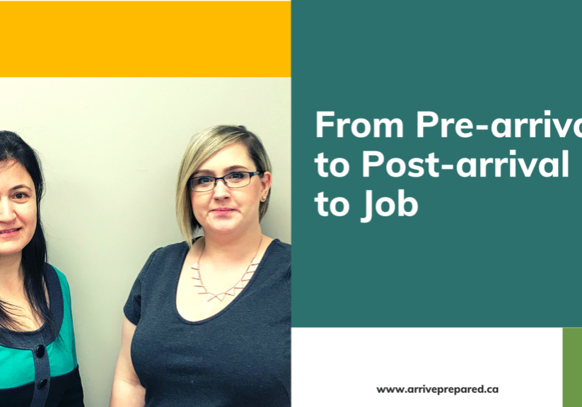 From Pre-arrival to Post-arrival to Job