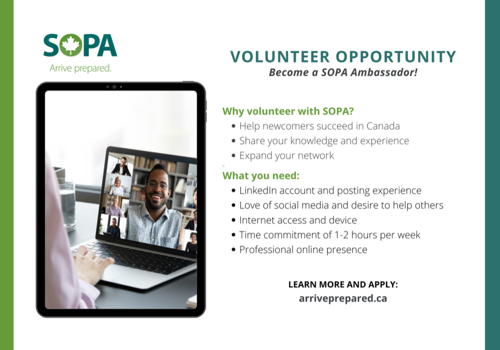Volunteer with SOPA Flyer2